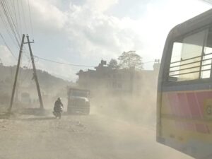 banepaa panauti sadak dhulo