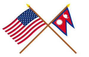 america & nepal flag
